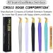 Professional Fiber Tip Lash Tweezers | 12cm Stainless Steel | Purple | for Eyelash Extensions and Volume Boot Lashing | Must-Have Lash Tech Supplies - Buy Online on GoSupps.com