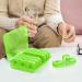 Buy Auvon Weekly Pill Box - 7 Days 3 Compartments for Vitamins & Medications | Portable Green Tablet Organizer - Buy Online on GoSupps.com
