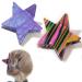Star Hair Claw Clips 3.3 Inch Medium Large Claw Clips Acrylic Personality Women Hair Accessories Cute Claw Clips for Thick Hair Thin Hair Clips Women (Starry Sky+Stripe)