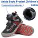 Mishansha Kids Non-Slip Hiking Boots | Anti-Skid Outdoor Trekking Shoes for Boys and Girls | 9.5 Toddler | Black - Buy Online on GoSupps.com