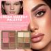  Wisylizv Professional Makeup Makeup Concealer Palette Complexion Palette Elegant Cream Contour Kit 12 Colors Full Coverage Concealer Face Contour Makeup Gift - Buy Online on GoSupps.com