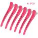 Duck Billed Hair Clips for Styling - 12 PCS Black & Pink Hair Cutting Clips for Salon and Home - No Crease Sectioning Clips for Women - Barber Quality - Buy Online on GoSupps.com