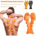 Xebular Relieflylab Trapezius Stretcher - Therapy Point Massage Device for Neck & Shoulder Relaxation (Orange) - Buy Online on GoSupps.com