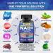 NAD+ Supplement with Liposomal NAD+ Nicotinamide Riboside Magnesium Vitamin B3 & B12 Resveratrol Turmeric Ashwagandha Lion s Mane 10-in-1 Extra Strength (2 Pack) 60 Count (Pack of 2) - Buy Online on GoSupps.com