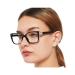 OCCI CHIARI Women Reader Reading Glasses for Lady Vintage 0 100 150 200 250 300 350 400 500 600 (Black 1.5) Black 1.5 x