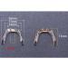 Wekiva Replacement Nose Cushion Holder | Metal Nose Bridge & Screwable Silicone Nose Pad for Plastic Glasses Repair Set - Buy Online on GoSupps.com