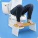 Squatty Potty Stockholm Folding Bamboo Toilet Stool 7 - Collapsible Brown/White (1 Count) - Buy Online on GoSupps.com