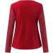 Women's Dressy V-Neck Henley Shirt | Long Sleeve Red Blouse for Fall | Casual Button Down Top - Buy Online on GoSupps.com