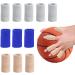 Magideal 10-Piece Finger Protection Sleeve Set - Comfortable Sports Support for Volleyball Cycling Baseball | Beige Finger Sleeves for Ankle & Exercise - Buy Online on GoSupps.com