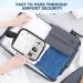Diboniur Cultural Bags - 10-Part Aircraft Travel Set | 6 Travel Bottles 100ml & Funnels | Essential Accessories for Shampoo Cream Liquid & Lotion - International Shipping Available - Buy Online on GoSupps.com