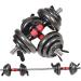 LukDung 4-Piece Spring Closure Dumbbell Clamps | FederClip Barbell Weight Lifting Accessories | 28mm Fitness Training - Buy Online on GoSupps.com