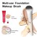 FV Liquid Foundation Brush | Tapered Makeup Brush for Liquid & Powder | Soft Synthetic Bristles | Cruelty-Free & Vegan - Buy Online on GoSupps.com