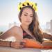 Minkissy Sunflower Headband Flower Headband Mexican Day Of The Dead Floral Crown Festival Headpiece For Women Girls Yellow - Buy Online on GoSupps.com