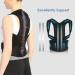 Posture Corrector Scoliosis Back Brace Spine Corset Shoulder Therapy Straight Back Support Posture Correction Belt Blue L - Buy Online on GoSupps.com