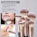 Professional 18-Piece Maange Makeup Brush Set - Premium Synthetic Foundation Blending Powder & Eyeshadow Brushes in Gold | International Shipping Available - Buy Online on GoSupps.com