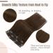 FSHINE 30cm Dark Brown Clip-In Hair Extensions - Remy Silky Soft 50g #4 - 3PCs Real Ethhair - Buy Online on GoSupps.com