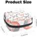 Blue Butterfly Print Sanitary Napkin Storage Bag - Portable Period Kit Pouch with Zipper for Women & Teens - Color 15 - Buy Online on GoSupps.com
