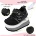 JOINFREE Baby Sneakers - Soft Anti-Slip Toddler Shoes for First Walkers - Breathable Athletic Running Shoes for Infants - Black, 5 UK Child - Buy Online on GoSupps.com