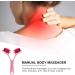 Besportble Y-Shape Hand Massager - Multi-Use Self-Massage Device for Legs Neck Arms & Elbows - Red Body Muscle Tension Relief - Buy Online on GoSupps.com
