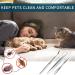 Prohomer Adjustable Tick Collar for Dogs - Waterproof Hypoallergenic Suitable for Small Medium & Large Dogs (Gray 63cm) - Buy Online on GoSupps.com