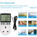 Digital Thermostat Temperature Controller Socket Outlet 230V LCD Screen Temperature Control Switch with 1.7m Sensor Heating Refrigerator or Greenhouse Reptile arm/Terrarium Home - Buy Online on GoSupps.com