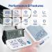 HubiCare Automatic Blood Pressure Monitor - Portable Digital BP Machine for Home Adjustable Cuff 3 User Modes Bluetooth & App Data for iOS/Android - International Shipping Available - Buy Online on GoSupps.com