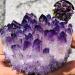 Crystal Natural Amethyst Cluster 300-400g Rare New Shimmering Amethyst Power Stone Crafts Quartz Crystal Raw Stones and Minerals Stone Mineral Specimen