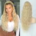 Ponytail Extensions Blonde Long Wrapped Hairpiece Ponytail Natural Synthetic Hair Hair Extensions for Women Afro Braid Ponytail Approx. 60 cm 095C