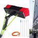 Window Cleaning Brush Equipment Window Cleaner Kit Water/Hose Fed Pole Long Handle Cleaning Brush Extendable Cleaner Conservatory Roof 10m Rod 30cm Brush Head Remarkable88 10m Rod 30cm Brush Head