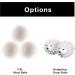 Smart Design Plastic Dryer Balls w/Spikes - Fabric Softener - Eliminates Wrinkles & Reduces Static - for Laundry Clothes Fabrics (2 Pack) Hedgehog  - Buy Online on GoSupps.com