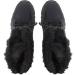 Polar Women's Quilted Faux Fur Cuff Winter Boots - Black | Duck Rubber Sole | Snow & Rain Outdoor Boot - Buy Online on GoSupps.com