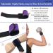Wrist Brace 2 Pack - Carpal Tunnel Support for Women - Adjustable, Flexible, Comfortable - Ideal for Weightlifting, Fitness, Sports - Pain Relief - Violet - Buy Online on GoSupps.com