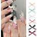 VONNST Nail Art Charms 10x Bow Nails Art Green Organza Bowknot Nails Art Decorations Supplies for Women Girls - Buy Online on GoSupps.com