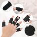 SAVITA Finger Splints & Sleeves Set - Adjustable Finger Stabilizer Brace for Sprained, Swollen, Strained Fingers (Black) - Buy Online on GoSupps.com