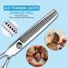 Maxshop Professional Dog Grooming Scissors Set - Titanium Stainless Steel Thinning Shears for Dogs & Cats - Set of 3 - Buy Online on GoSupps.com