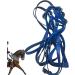 Halter Horse | Heavy Duty Adjustable Tied Halter with Chin & Throat Snap | Comfortable Padded Nylon Horse Halter for Training Equestrian Grooming Blue - Buy Online on GoSupps.com