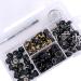 Glarks 120-Piece Stainless Steel Marine Grade Snap Button Fastener Kit with Setting Tool - Black | 40 Sets | Boat Cover Upholstery Hardware - Buy Online on GoSupps.com