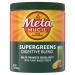 Metamucil Greens SuperFood Powder Fiber Supplement for Digestive Health* and Regularity* Gluten Free Plant-Based Stevia Great Taste Kiwi Apple Flavored 3g Dietary Fiber per Serving 42 Servings