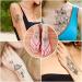Cerlaza Temporary Tattoos for Women - 66 Sheets Henna Flower Designs | Waterproof, Long Lasting Semi Permanent Fake Tattoos - Buy Online on GoSupps.com
