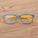 Anti Blue Light Reading Glasses for Kids - Yellow & Blue Computer Eyeglasses | Shop Safety Glasses Online - Buy Online on GoSupps.com