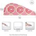 Super Absorbent Small Pink Grapefruit Hair Towels - 2 Pack Quick Dry Turbans for Women & Girls - Buy Online on GoSupps.com