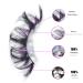 Josiezoey 10 Pairs D Curl 3D 15mm Russian Strip Lashes Faux Mink Wispy Fluffy Curly False Eyelashes - Natural Look Fake Eyelashes - Buy Online on GoSupps.com