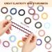 15 Pcs Matte Large Spiral Hair Ties for Women - No Crease Coil Hair Accessories for Curly & Thick Hair (2.2 inches) - Buy Online on GoSupps.com