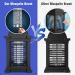 Tmactime 20W Insect Destroyer - 4300V Electric Mosquito Trap with UV Light | Non-Toxic 100m Range | Effective Flying Insect Control - Buy Online on GoSupps.com
