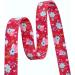 Mihqy Adjustable Dog Collar & Leash Set | Soft Nylon for Small to Large Dogs & Cats | Red Flower Design | Size S (Neck 25-40 cm) - Buy Online on GoSupps.com