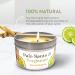 Chandelita Fragrance Candle | Palo Santo & Bergamot - Natural Aromatherapy Candle with Essential Oils & Soy Wax for Meditation & Chakra Healing - Buy Online on GoSupps.com