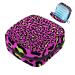 Pink leopard exotic animal print pattern sanitary napkin storage bag portable period pocket for women teen girls girls menstrual cup bags breastfeeding insert holder