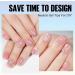 TOMICCA Extra Short Oval Nail Tips 180PCS Pink Soft Gel Nails - 3 in 1 Base Coat Coverage - Matte Full Coverage Nail Tips for Nail Art Extensions - Buy Online on GoSupps.com