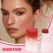 Makeup Face Blush Stick Makeup Blush Seamless Blending Multiuse Makeup Stick Soft cream blushers for travel business trips home outdoors - Buy Online on GoSupps.com