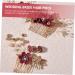 MAGICLULU 5 Sets Hairpin Wedding Hair Decoration Rhinestone Hair Clips Chinese Decor Japanese Hair Pin Rhinestone Bobby Pins Bride Hair Decor Red Women's Zinc Alloy Rhinestones Hair Comb - Buy Online on GoSupps.com